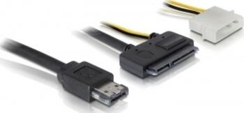 1m Delock Kabel eSATAp > SATA 22pin 2&half;" - 3&half;" HDD