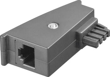 Goobay TAE-Stecker auf RJ-45, grau
