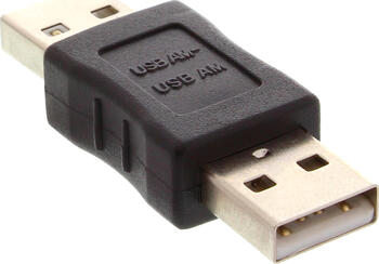 InLine USB 2.0 Adapter, Stecker A auf Stecker A