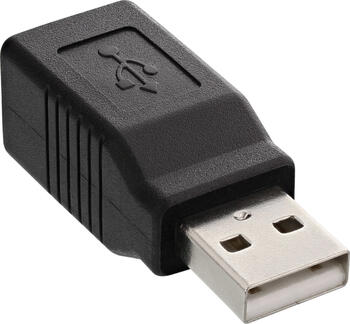 InLine USB 2.0 Adapter, Stecker A auf Buchse B