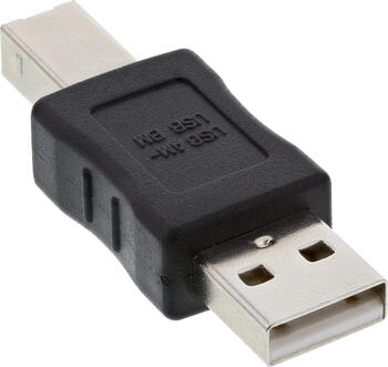 InLine USB 2.0 Adapter, Stecker A auf Stecker B 