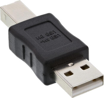 InLine USB 2.0 Adapter, Stecker A auf Stecker B
