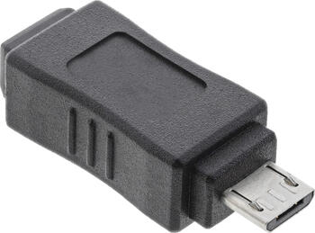 InLine Micro-USB Adapter, Micro-B Stecker an Mini USB 5-pol