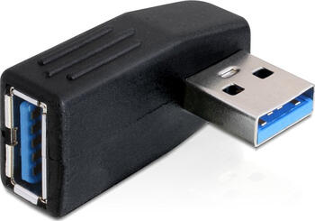 Delock Adapter USB 3.0 Stecker-Buchse gewinkelt 90° horizont 
