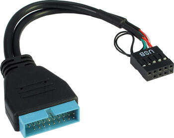 Inter-Tech USB 3.0 auf USB 2.0 Adapter 