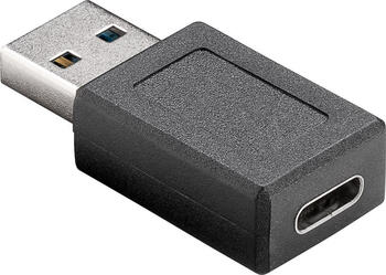 USB-Adapter, Typ-C auf Typ-A buchse/ stecker (5 Gbit/s) goobay, schwarz