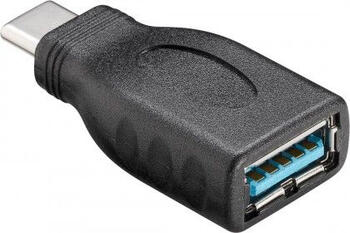 USB-A 3&period;0 auf USB -C Buchse > Stecker schwarz bis 5 Gbit&sol;s Goobay&comma; Adapter
