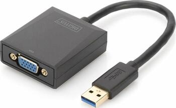 Digitus USB-A 3.0 auf VGA Adapter schwarz Digitus USB-A 3.0 auf VGA Adapter schwarz