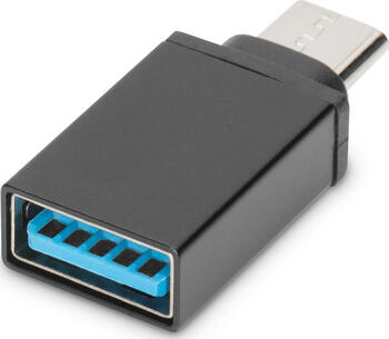 DIGITUS USB Type-C Adapter, Type-C - A St/Bu, 3A, 5GB DIGITUS USB Type-C Adapter, Type-C - A St/Bu, 3A, 5GB