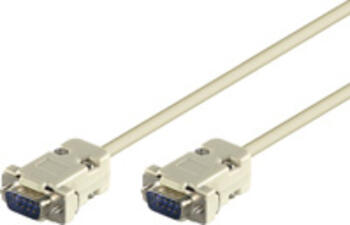 2m D-SUB 9 pin Anschlusskabel, Stecker/Stecker, seriell 1:1