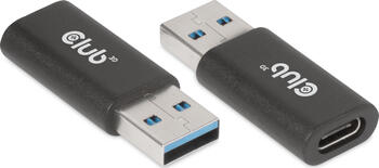 USB 3.2 Gen1 Typ-A auf USB 3.2 Gen1 Typ-C Adapter stecker/ buchse Club3D