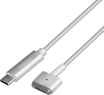1,8m LogiLink USB-C Ladekabel zu Apple Mag Safe 2charg. 