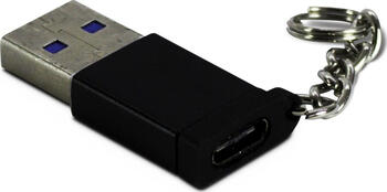 USB-C Adapter Inter-Tech, USB-C > USB-A, schwarz 