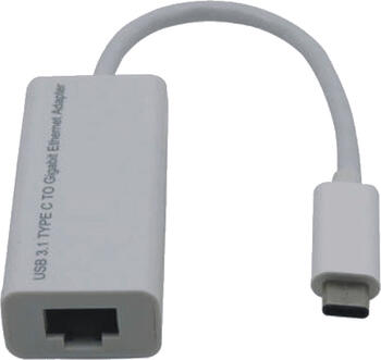 0,15m M-Cab USB-C zu GigaBit LAN (RJ-45) Adapter 