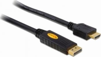 5m DisplayPort > HDMI-Kabel Stecker/ Stecker DeLock 