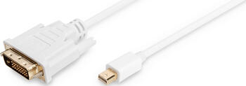 2m mini Displayport - DVI(24+1) Stecker Stecker, ASSMANN Electronic 2m mini Displayport - DVI(24+1) Stecker Stecker, ASSMANN Electronic