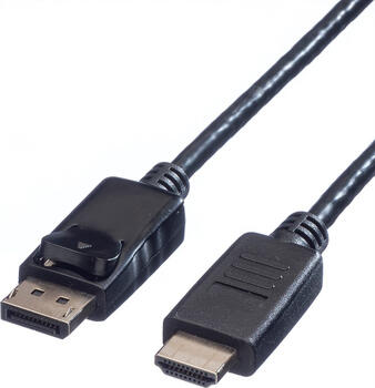 1,0m DisplayPort Kabel DisplayPort > HDMI, stecker/ stecker Value