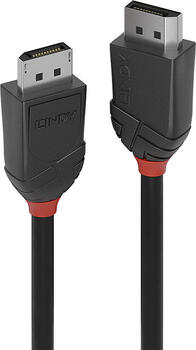 1,5m Lindy DisplayPort-Kabel Black Line DisplayPort 1.2 > DisplayPort 1.2 stecker/ Stecker