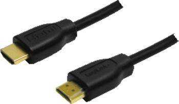 1&comma;5m HDMI-Kabel High Speed mit Ethernet Stecker&sol; Stecker LogiLink