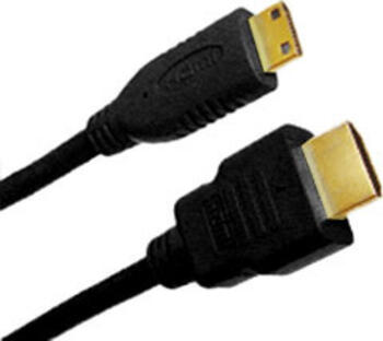 1m mini HDMI auf HDMI Stecker/ Stecker JouJye 