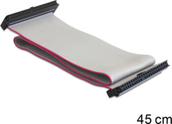 DeLock IDE Flachband 44Pin -> 44Pin Bu/ Bu, 0.45m