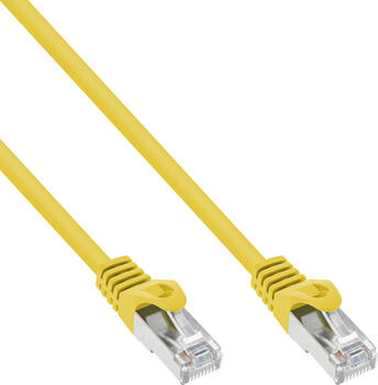 10m InLine Patchkabel&comma; F&sol;UTP&comma; Cat&period;5e&comma; gelb inLine