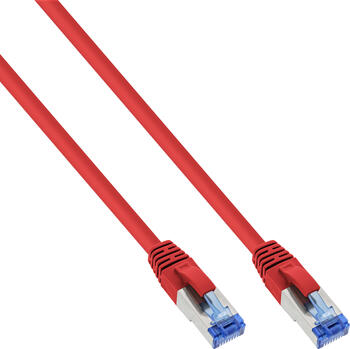 10m Patchkabel Cat&period;6A&comma; S&sol;FTP&sol;PiMf&comma; halogenfrei&comma; 500MHz&comma; rot inLine