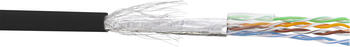 100m Patchkabel Cat.5e, schwarz, SF/UTP, AWG26 inLine 100m Patchkabel Cat.5e, schwarz, SF/UTP, AWG26 inLine