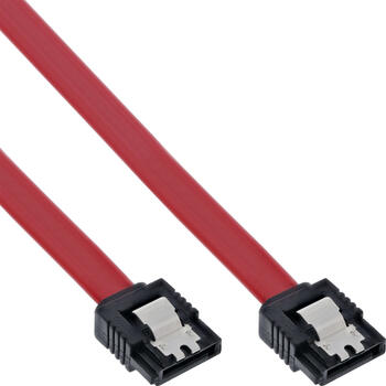 0,3m InLine SATA Anschlusskabel, mit Sicherheitslasche