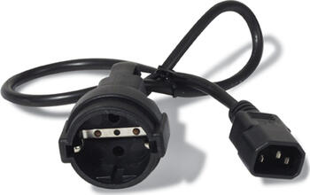 0,6m Netzkabel IEC320 C14/CEE 7/7 0,6m Netzkabel IEC320 C14/CEE 7/7