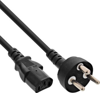 1&comma;8m Netzkabel&comma; Netzstecker D&auml;nemark auf Kaltger&auml;testecker