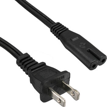 1&comma;8m Netzkabel&comma; Netzstecker USA auf Euro 8 Buchse