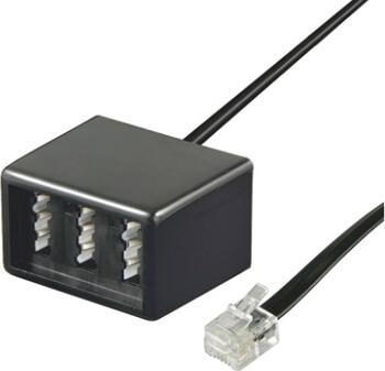 0,20m TAE Adapterkabel, RJ11/14 Stecker auf TAE NFN Dose