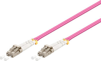 7,5m LWL Patchkabel LC-Stecker -> LC-Stecker, OM4 violett