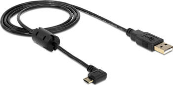 1m USB 2.0-Kabel USB-A auf USB micro-B gewinkelt 270° 