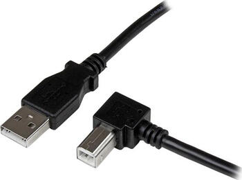 3m USB 2&period;0-Kabel TypA auf TypB 90&deg; Winkelanschluss