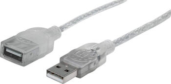 1,8m USB 2.0-Verlängerungs-Kabel Manhattan 