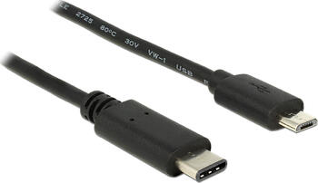 1,0m USB 2.0-Kabel Delock Typ-C auf Micro-B 