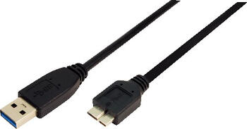 0,6m USB 3.0-Kabel TypA auf Micro Loglink 