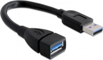 0,15m USB 3.0-Kabel Verlängerungskabel A-A Stecker/ Buchse 