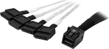 StarTech Internes Mini-SAS auf SATA Kabel - SFF-8643 zu 4x SATA - 1m