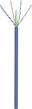 100m Netzwerkkabel Cat.6a U/UTP goobay AWG 23/1 blau