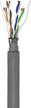 100m Netzwerkkabel Cat.5e SF/UTP goobay AWG 26/7 grau