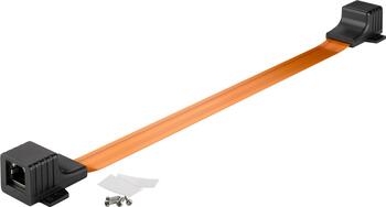 0,5m goobay RJ45 Fensterdurchführung Ultra-Slim,