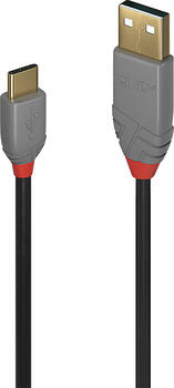 2m USB 2.0 Kabel USB A -> USB C Grau 2m USB 2.0 Kabel USB A -> USB C Grau