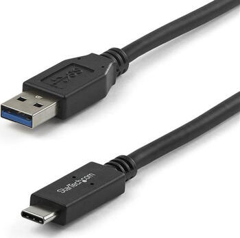 1m StarTech USB 3.1 Kabel, USB-C 3.1 auf USB-A 3.1 schwarz
