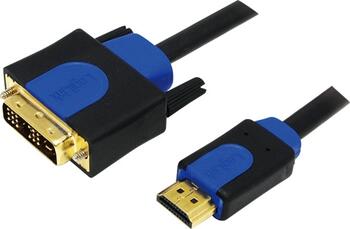 1m HDMI zu DVI-D HDMI-Kabel Stecker/ Stecker LogiLink 