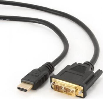 3m Kabel HDMI-Stecker auf DVI-D Stecker, vergoldet GEMBIRD