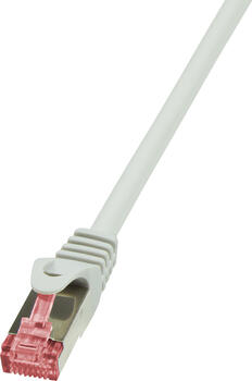 10m LogiLink PrimeLine Patchkabel, Cat6, S/FTP, RJ-45/RJ-4, grau 10m LogiLink PrimeLine Patchkabel, Cat6, S/FTP, RJ-45/RJ-4, grau