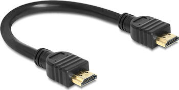 DeLOCK 83352 HDMI-Kabel 0,25 m HDMI Typ A (Standard) Schwarz 